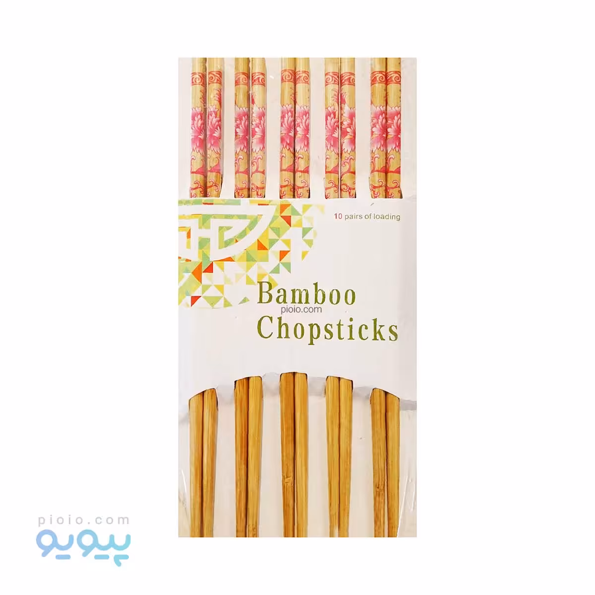 چوب غذا خوری چاپستیک طرح شکوفه صورتی