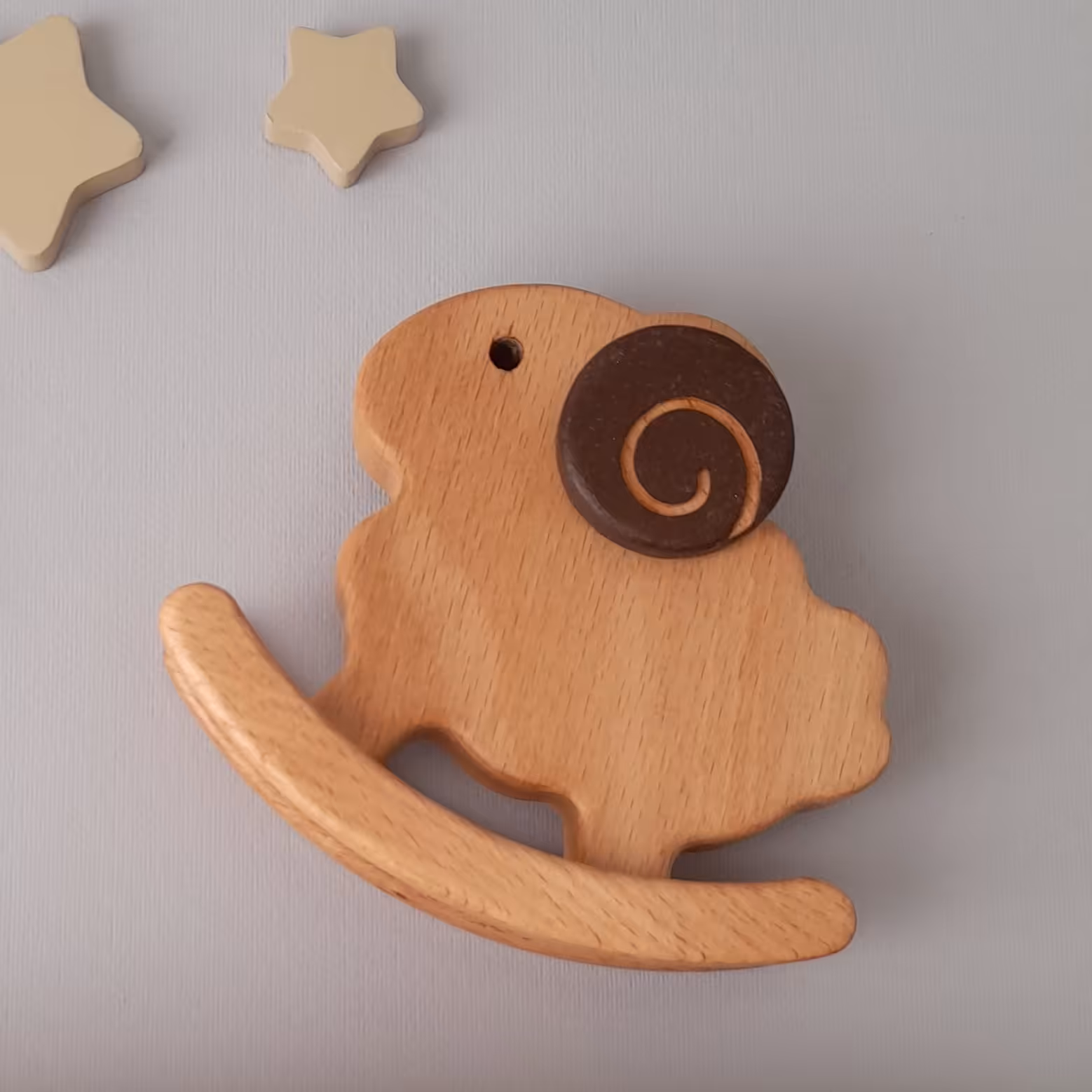 قوچ چوبی راکر دار