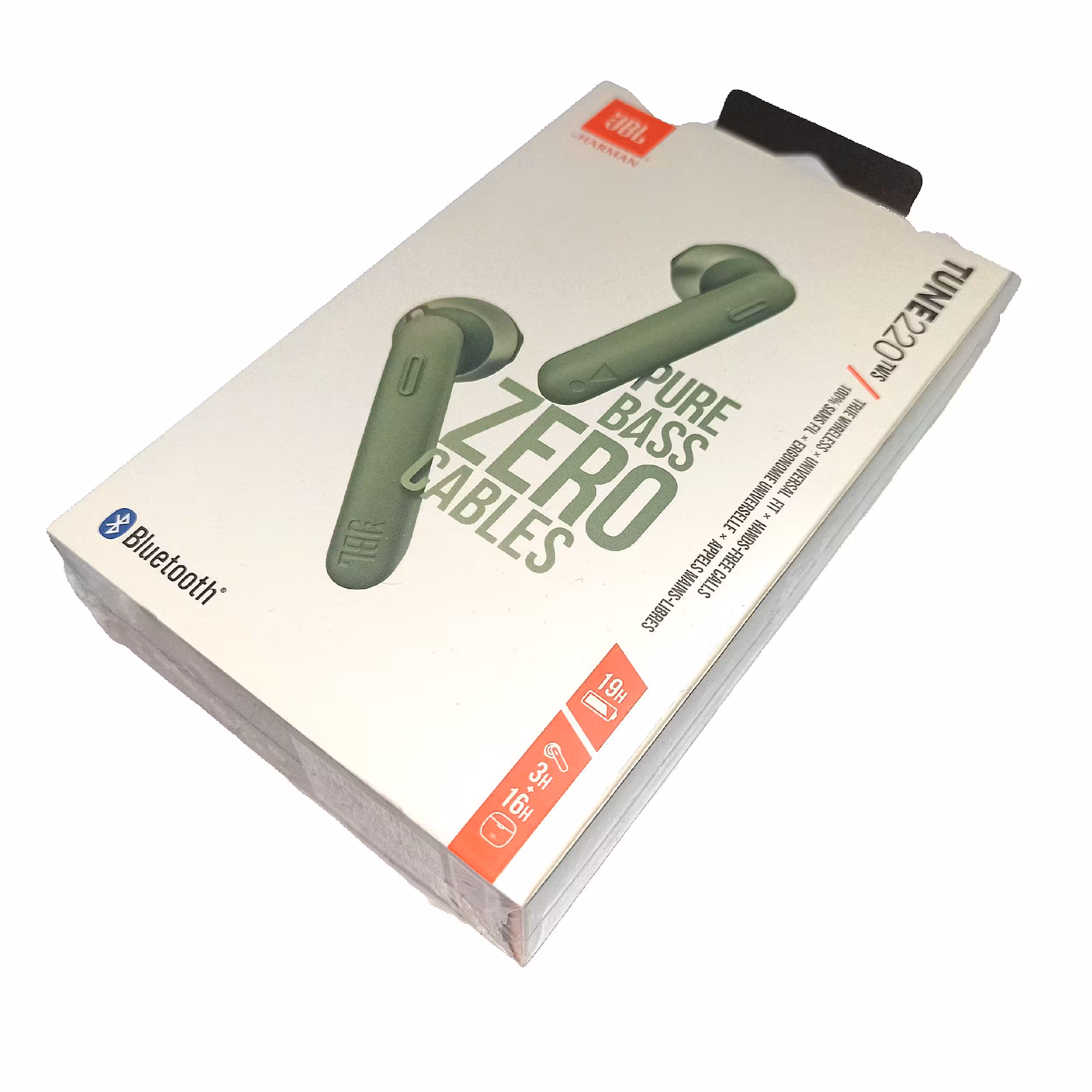 هندزفری وایرلس از برند  JBL جی بی ال مدل TUN220 