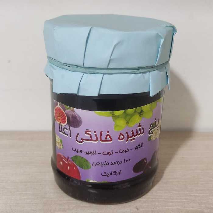 پنج شیره اصل
ترکیب 

انجیر
سیب
توت
خرما
انگور
محصولی کاملا طبیعی و سنتی  و اورگانیک
در بسته های یک کیلویی 
