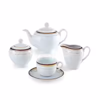 سرویس چای خوری خاطره چینی زرین 17 پارچه ایتالیا اف