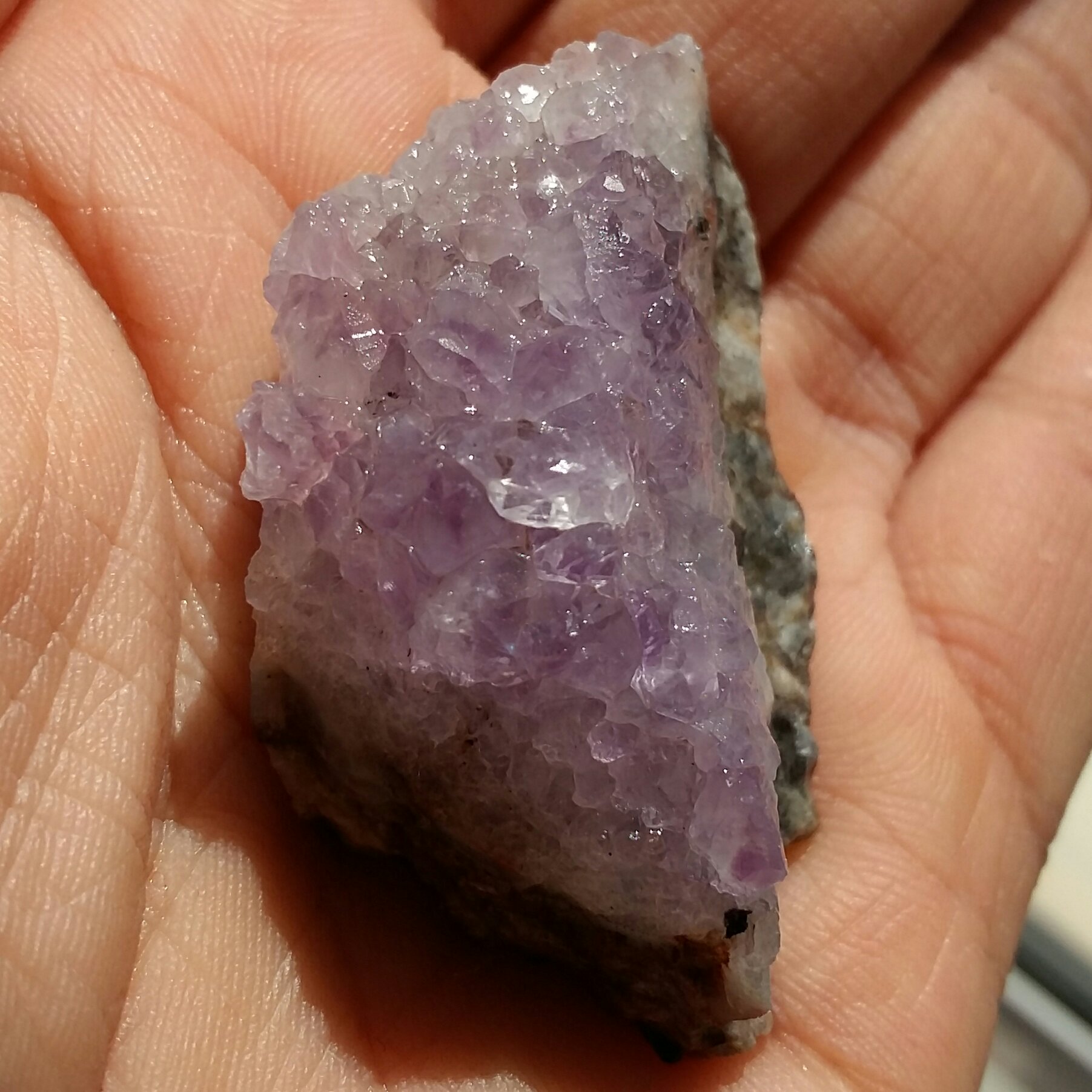 سنگ راف آمتیس پر رنگ خاااص دیدنی شاهکار خلقت 100 در 100 طبیعی بی نظیر خاااص