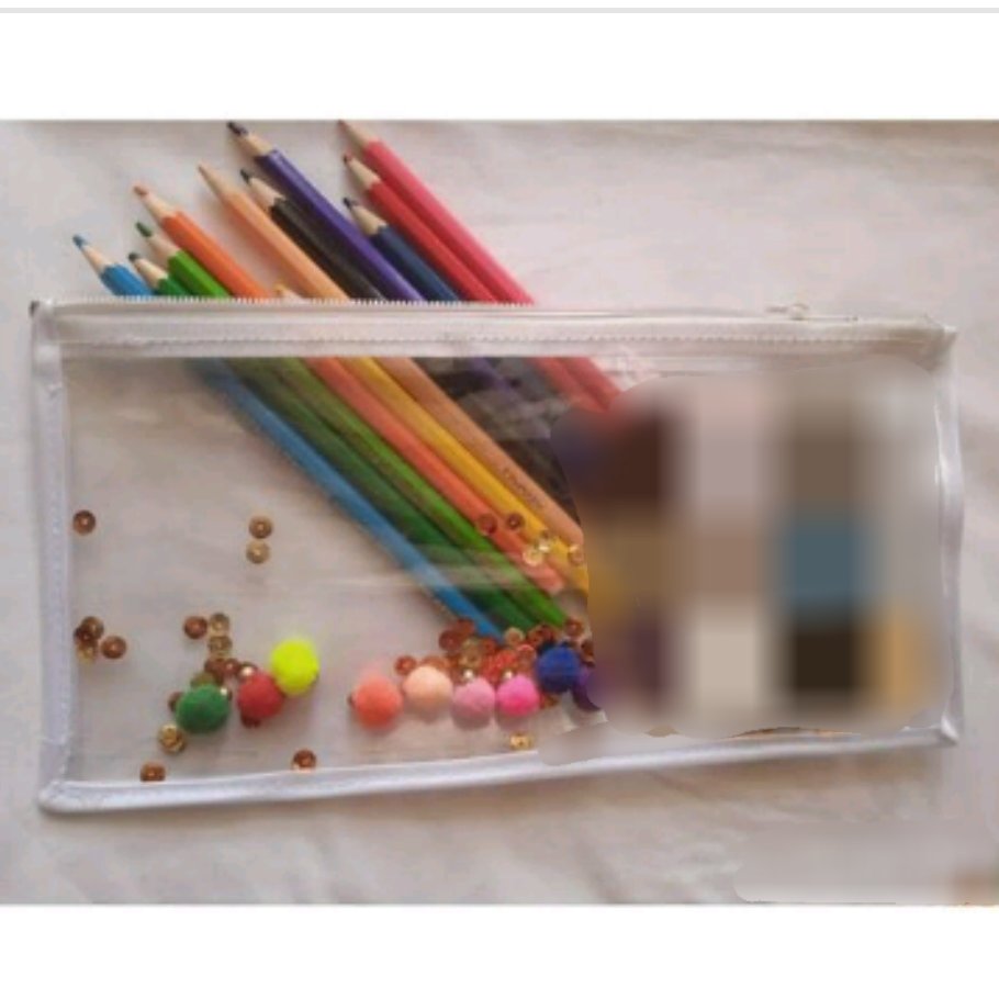 جامدادی شفاف طرح شیشه ای به ابعاد 25 در 13 