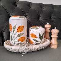 بانکه و پاسماوری 2 تیکه سرامیکی دستساز قابل شستشو 