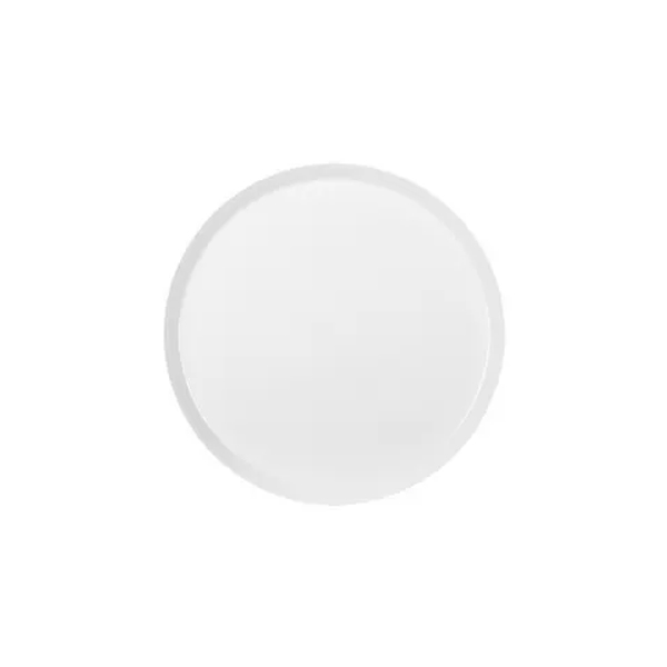 بشقاب پلوخوری چینی زرین فرم اس سفید سایز 9 درجه یک