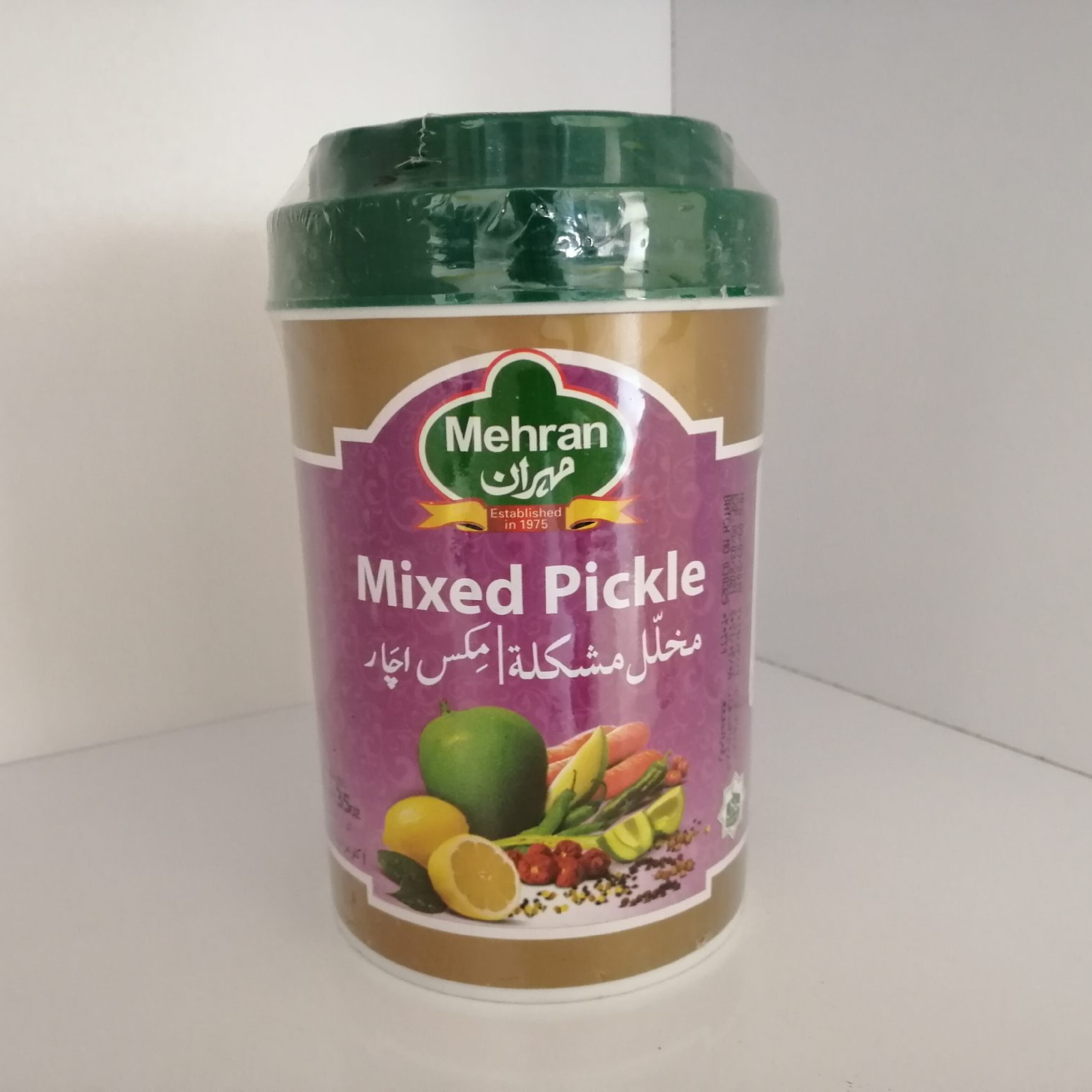 ترشی انبه مخلوط در روغن پاکستانی مهران 6 عدد 1000 گرمی