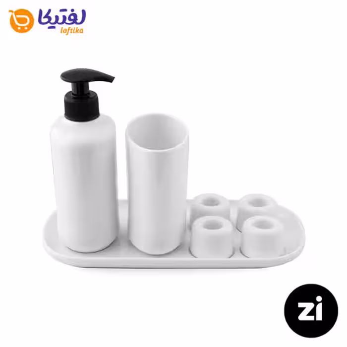 سرویس بهداشتی چینی زرین Zi هایگن آداجیو سفید 7 پارچه