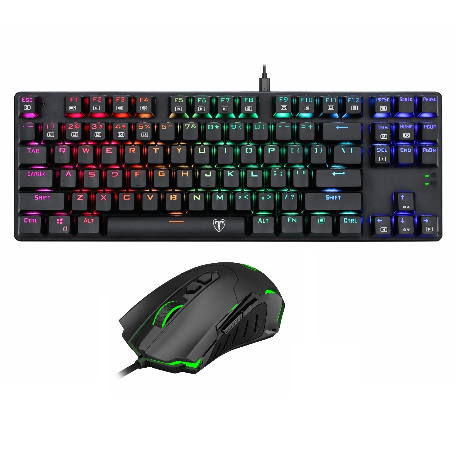 کیبورد و ماوس گیمینگ و مکانیکال T-DAGGER  Advance Force T-TGS005