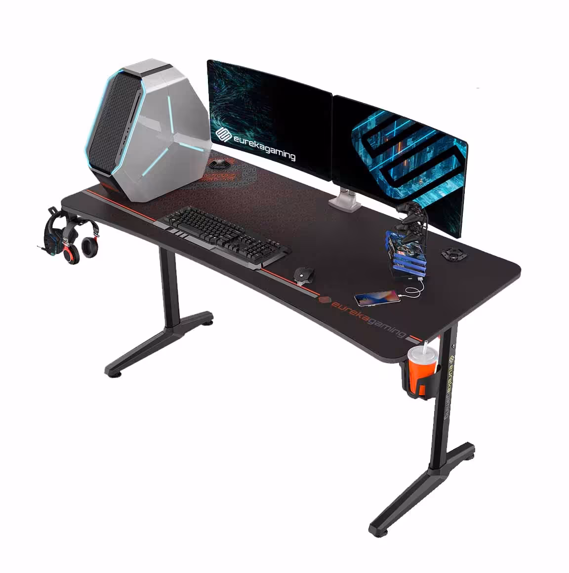 میز گیمینگ یوریکا Eureka  Gaming Table ERK-GIP-P60 B