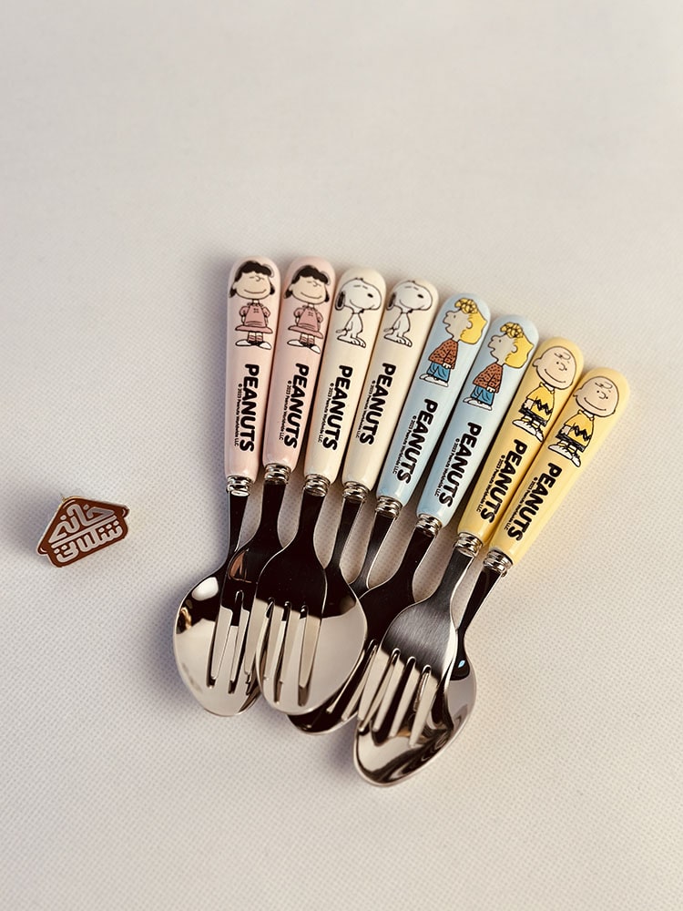 قاشق چنگال فانتزی اسنوپی و دوستان کد002220