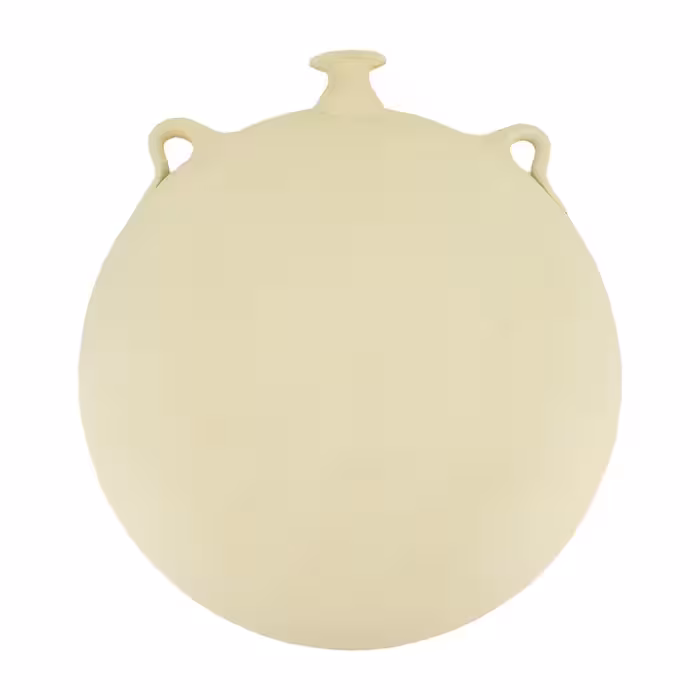 ظرف سفالی خام مدل مشک کد D25 ( پس کرایه )