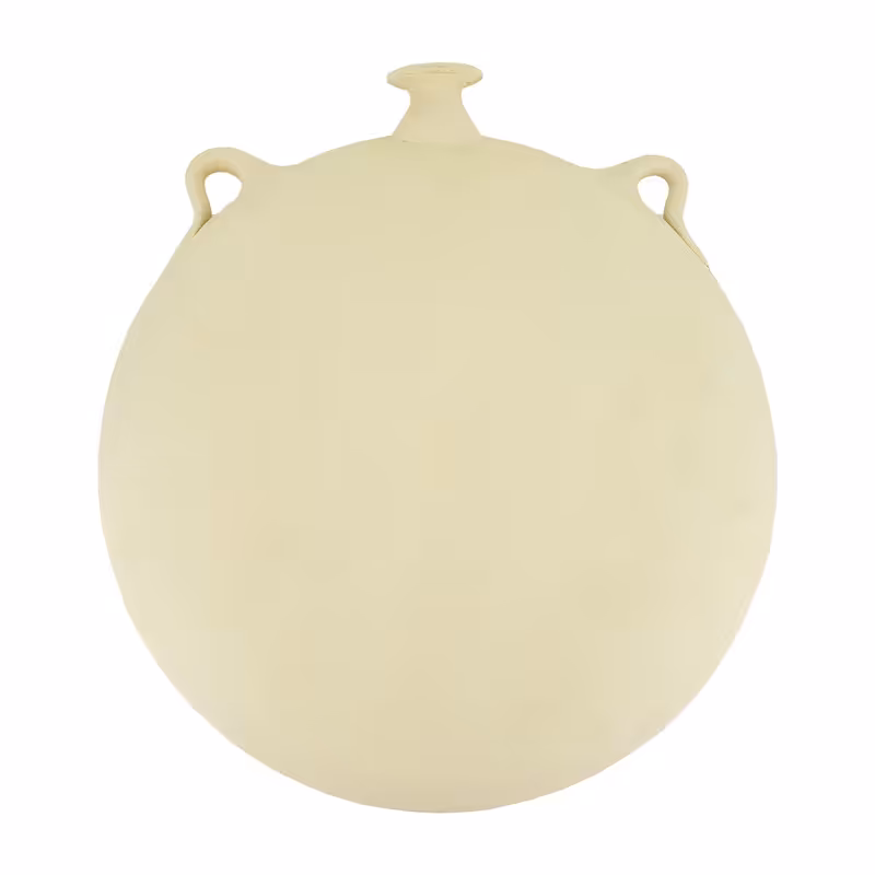 ظرف سفالی خام مدل مشک کد D25 ( پس کرایه )