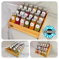 سرویس جاادویه چوبی 3 حالته مکارتی نقره ای