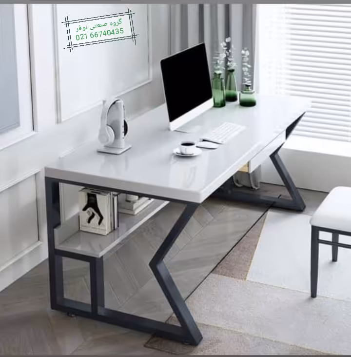 M140 پایه فلزی میز اداری M140 پایه فلزی اداری m140 گروه صنعتی نوفر میز پایه فلزی دیجی کالا