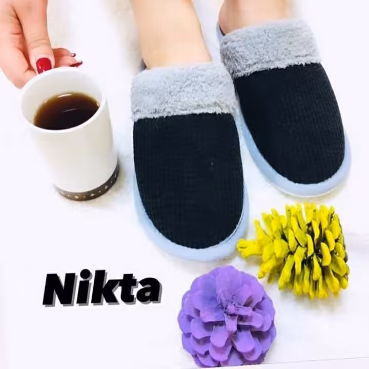 اسلیپر  زنانه طرح کبریتی کد 10000نیکتا رنگ مشکی   سایز 37 38 39 40 