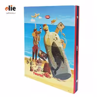 دفتر کلاسور 26 حلقه کلیپس طرح 021