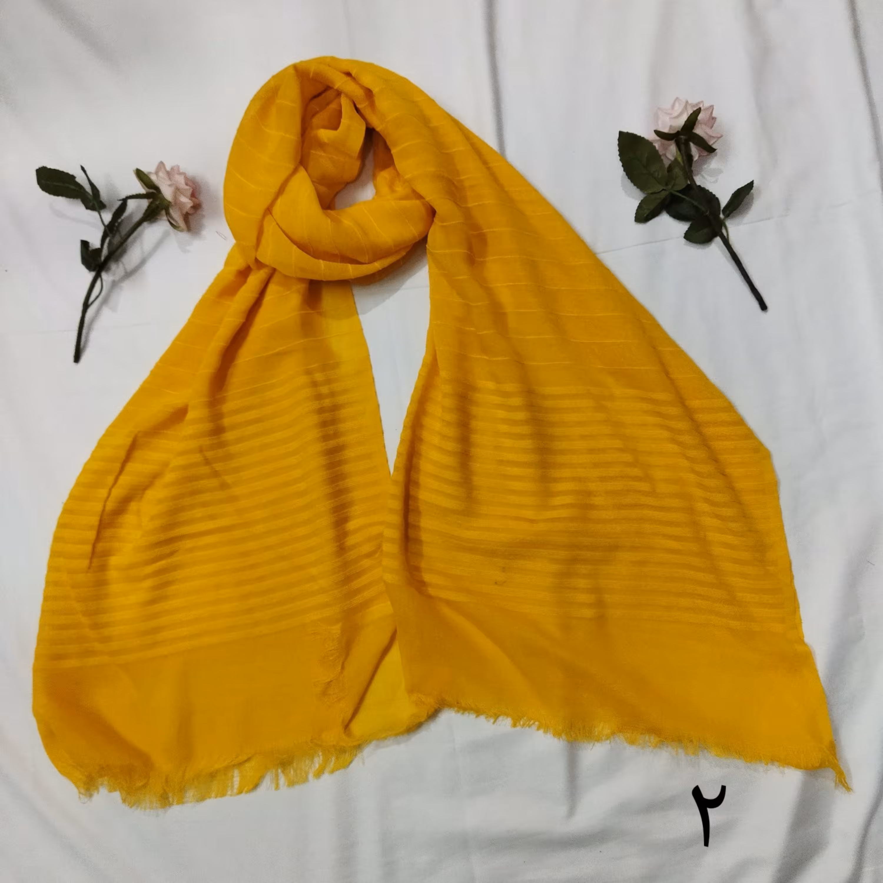 شال نخی دستک مخمل در 5 رنگ 