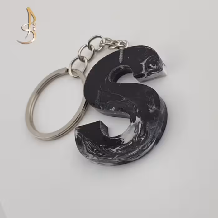 جاکلیدی  حروف انگلیسی حرف S 008 (جاسوئیچی رزین)