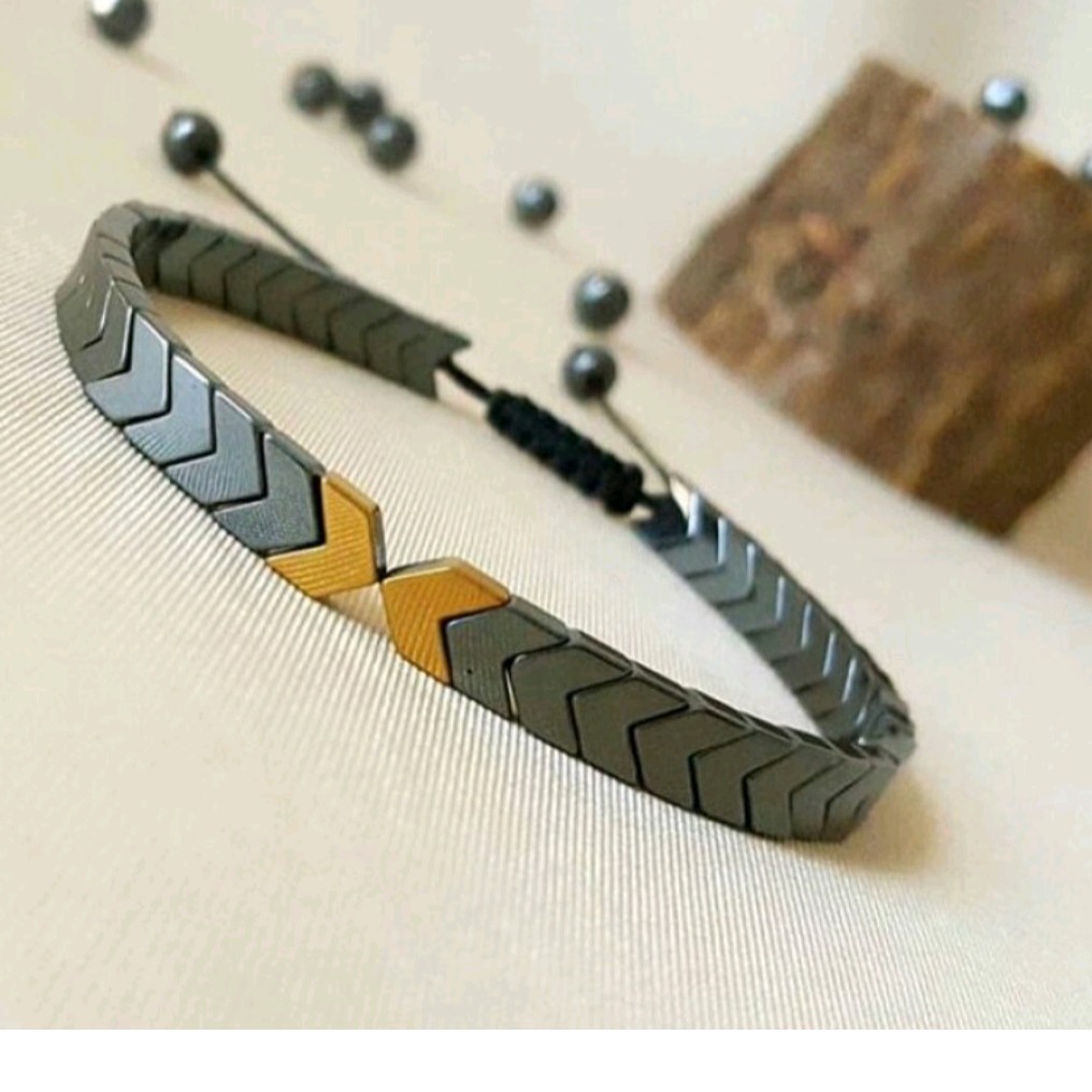 دستبند حدید دودی  