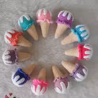 جاسویچی واویز بستنی دستباف ناری