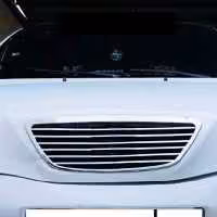 جلو پنجره طرح 6 خط استیل مناسب تیبا 2 کد 0064