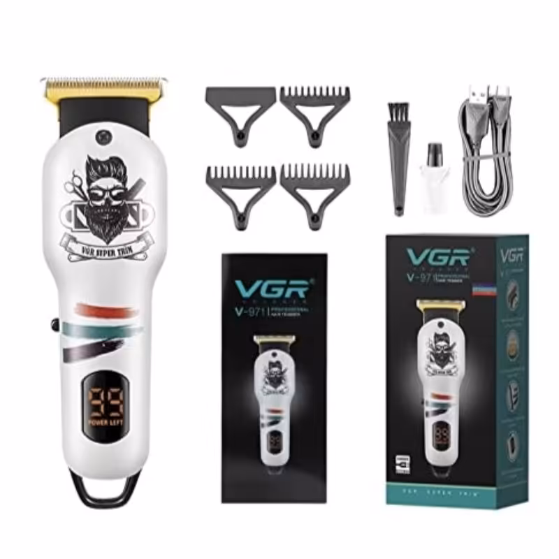 ماشین اصلاح خط زن وی جی ار مدل VGR V-971 اصلاح صورت و بدن وی جی آر اصلی مدل 971