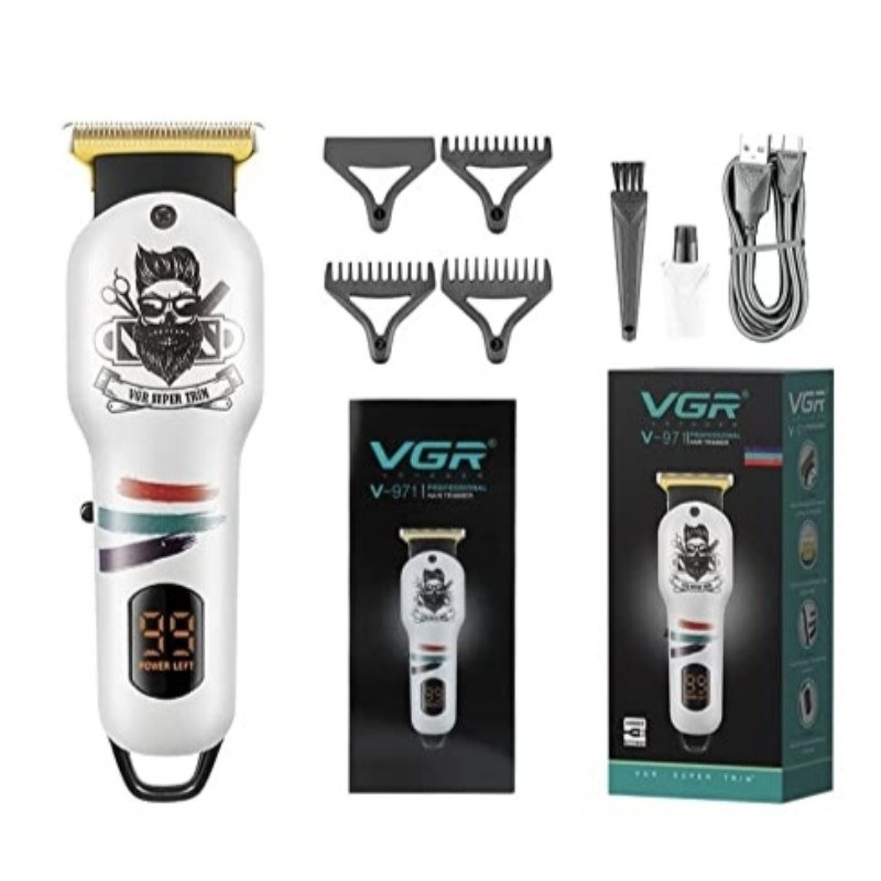 ماشین اصلاح خط زن وی جی ار مدل VGR V-971 اصلاح صورت و بدن وی جی آر اصلی مدل 971