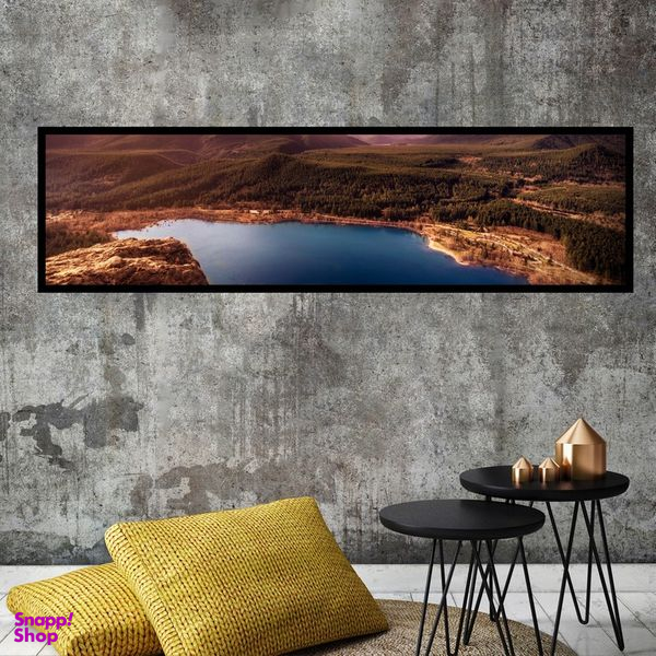 تابلو بکلیت طرح منظره دریاچه مدل کشیده B-7642