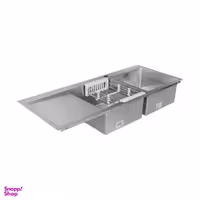 سینک ظرفشویی استیل بیمکث مدل 723 توکار