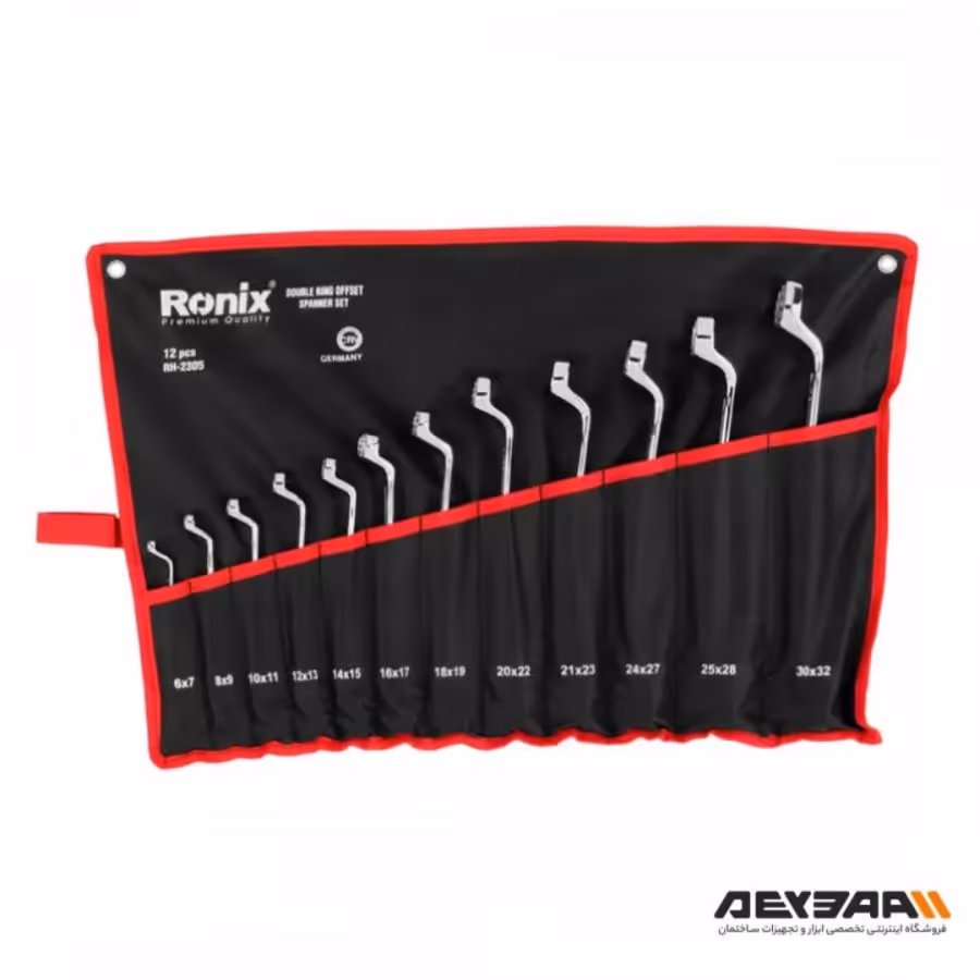 مجموعه 12 عددی آچار دو سر رینگ رونیکس مدل RH-2305