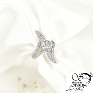 انگشتر نقره شبدر کد7287