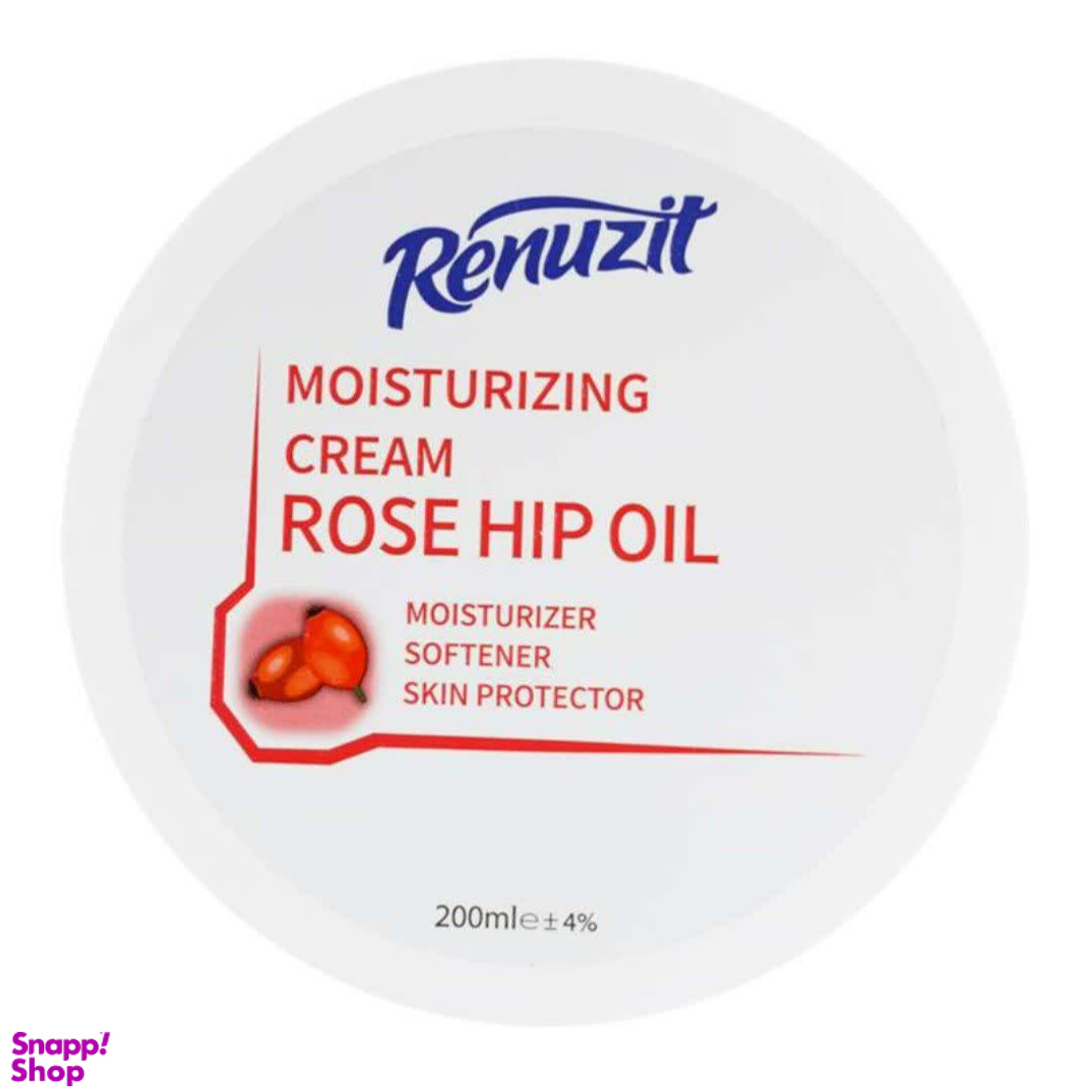 کرم مرطوب کننده رینوزیت مدل Rose Hip Oil حجم 200 میلی لیتر