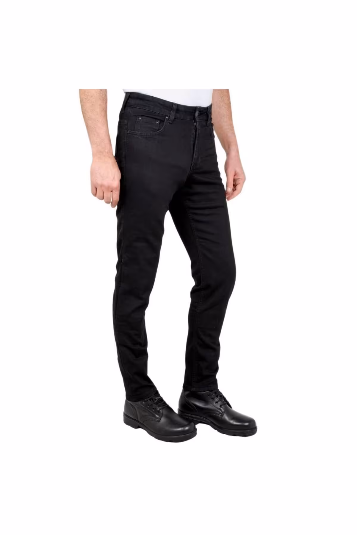 شلوار موتورسوار مشکی مردانه تابلوهای سیاه پوست را تبعید می کند Riderdenim