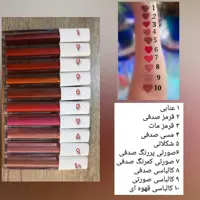 رژ لب مایع گیاهی گلاریس 10 رنگ