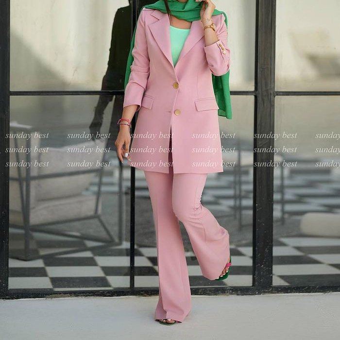 ست مانتو شلوار زنانه رسمی