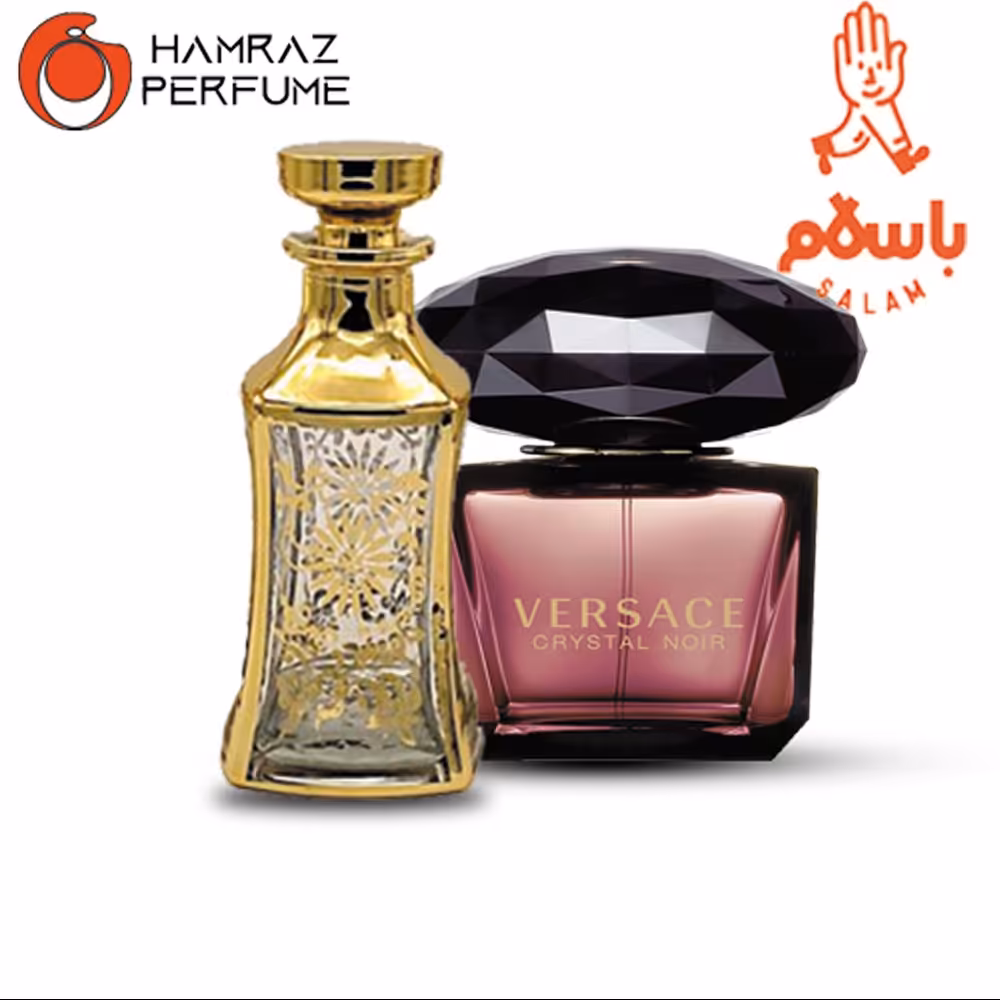 عطر ورساچه کریستال نویر -ورساچه مشکی- 1گرم-  اسانس خالص - Versace Crystal Noir