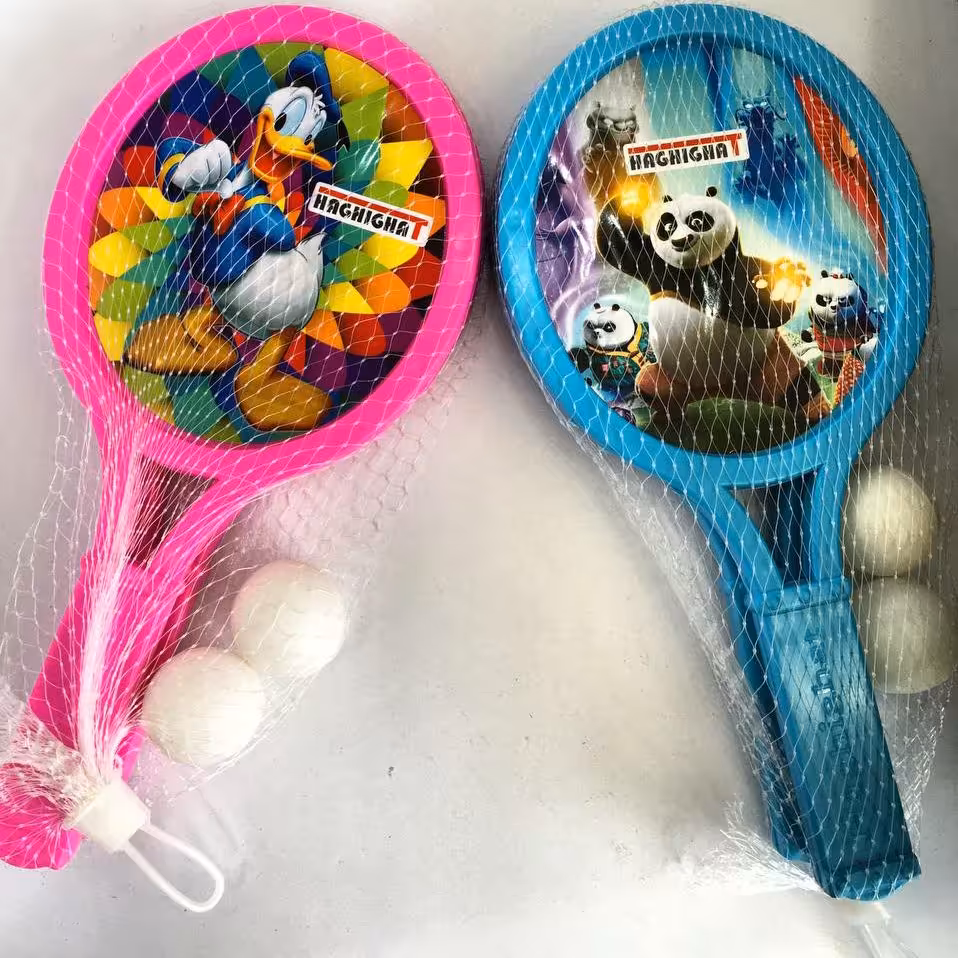 اسباب بازی تنیس روی میز پلاستیکی فانتزی همراه 2 توپ