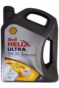 روغن و مکمل موتور HELIX ULTRA SP 0W 20 4 لیتر مصنوعی کامل ACEA C5 Shell