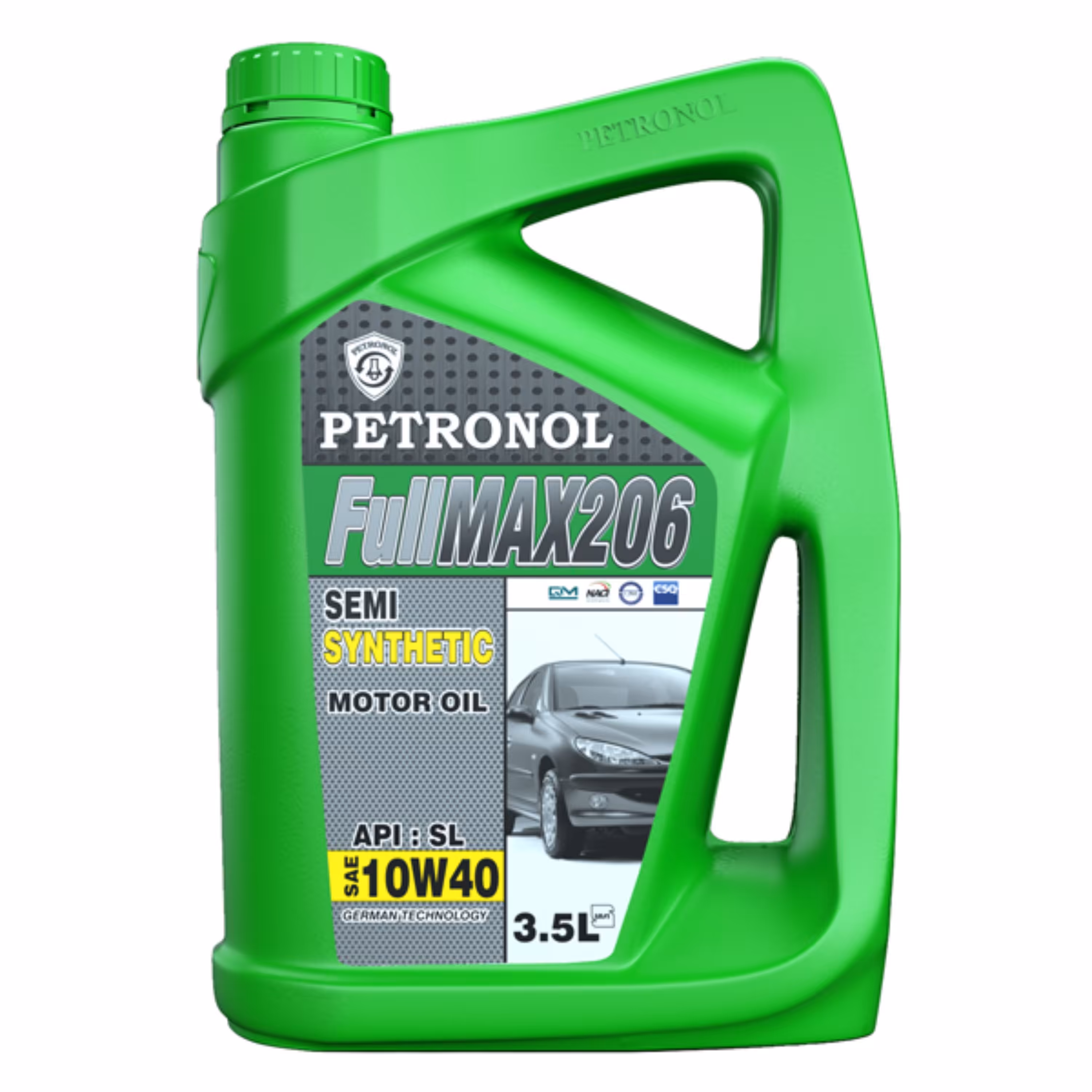 روغن موتور خودرو پترونول فول مکس 206 10W40 نیمه سنتتیک حجم 3.5 لیتر