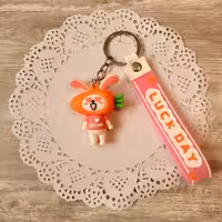 جاسوییچی (جاکلیدی) فانتزی جنس سیلیکونی طرح خرگوش هویجی