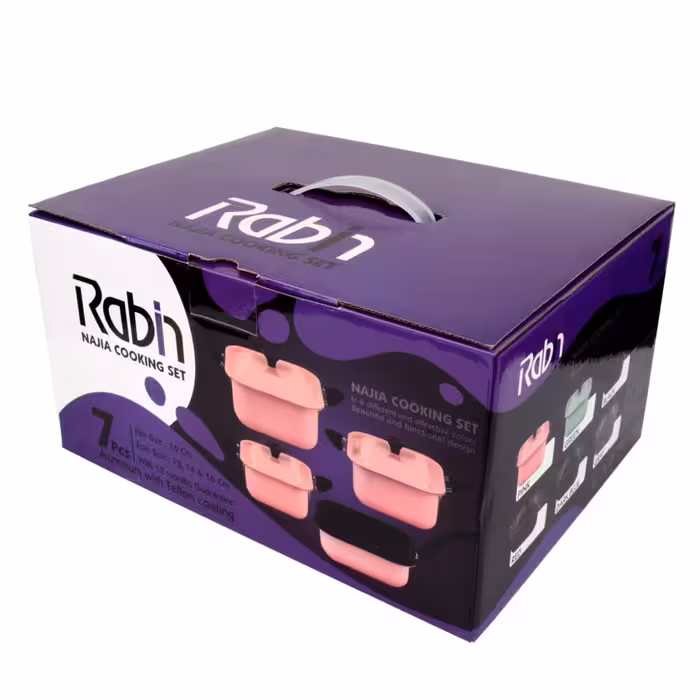 سرویس قابلمه 7 پارچه رابین مدل ناژیا