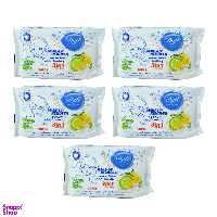 دستمال مرطوب دافی (Dafi) مدل Lc2 مجموعه 5 عددی