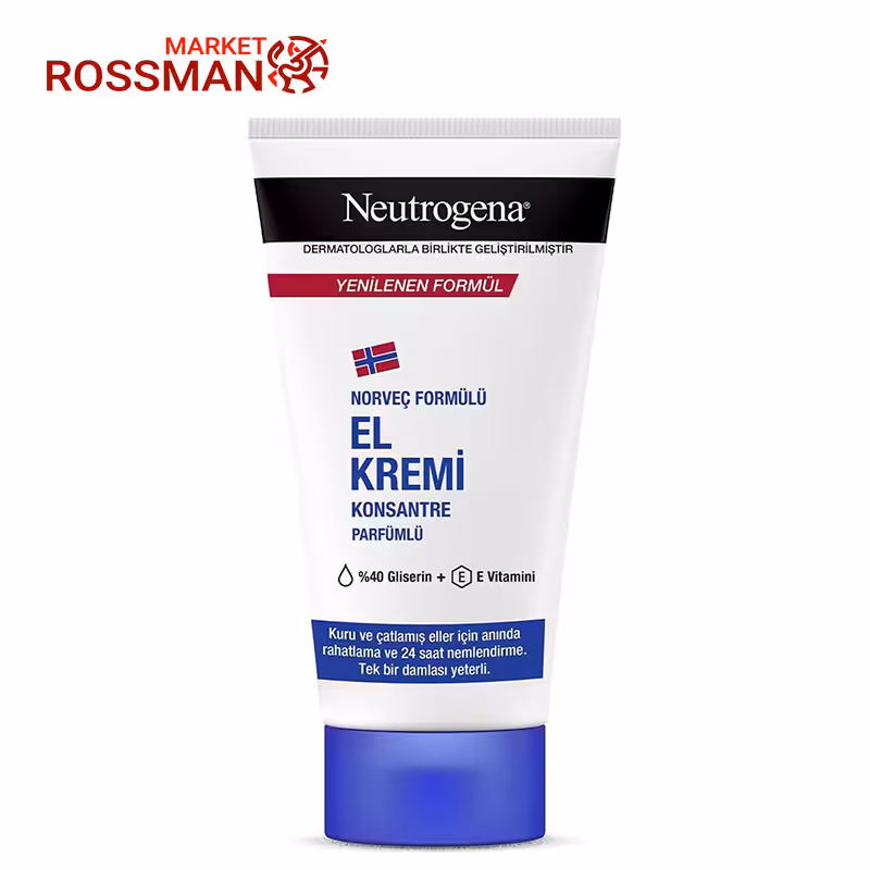 کرم مرطوب کننده دست نوتروژینا Neutrogena با فرمول نروژی حجم 50 میلی ل