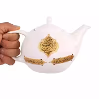 قوری یک لیتری  با شعار حسین منی و انا من حسین