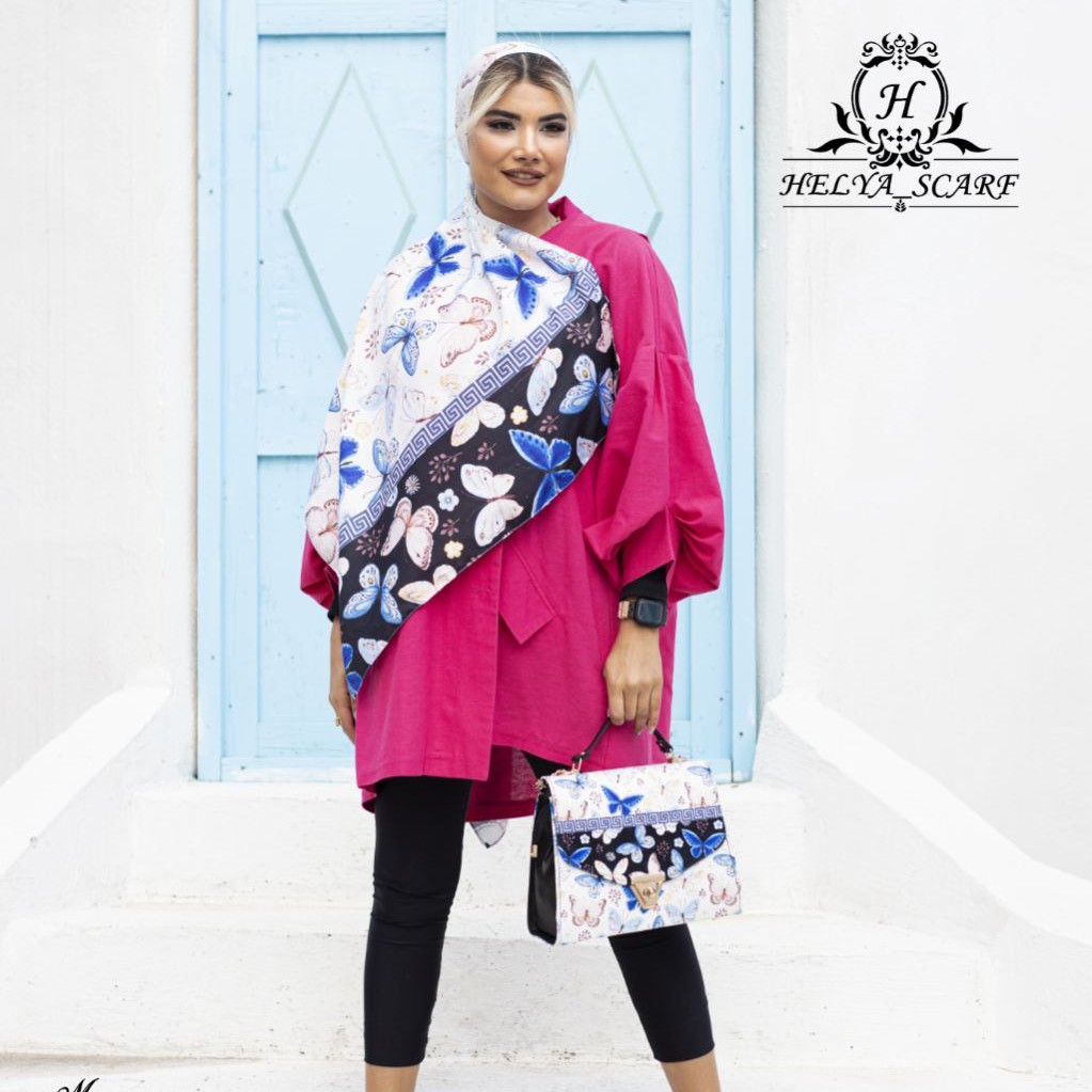 ست کیف وشال پروانه 