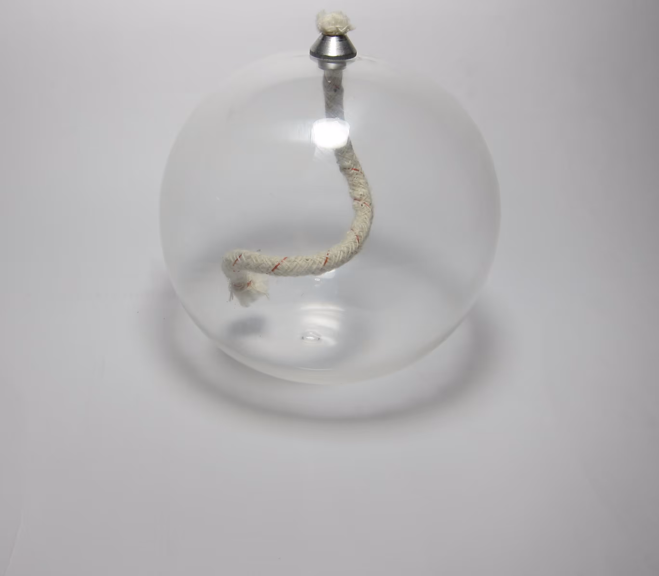 شیشه پیرکس مدل گرد کوچک همراه با نیم لیتر سوخت نیوساد(رنگ دلخواه)