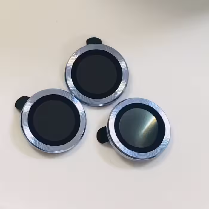 محافظ لنز دوربین مدل ALLOY GLASS مناسب برای گوشی موبایل اپل iphone13 رنگ نقره ای