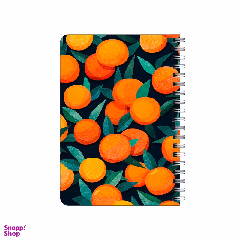 دفترچه یادداشت بامبیلیپ مدل چوبی طرح پرتقال کد 9401894