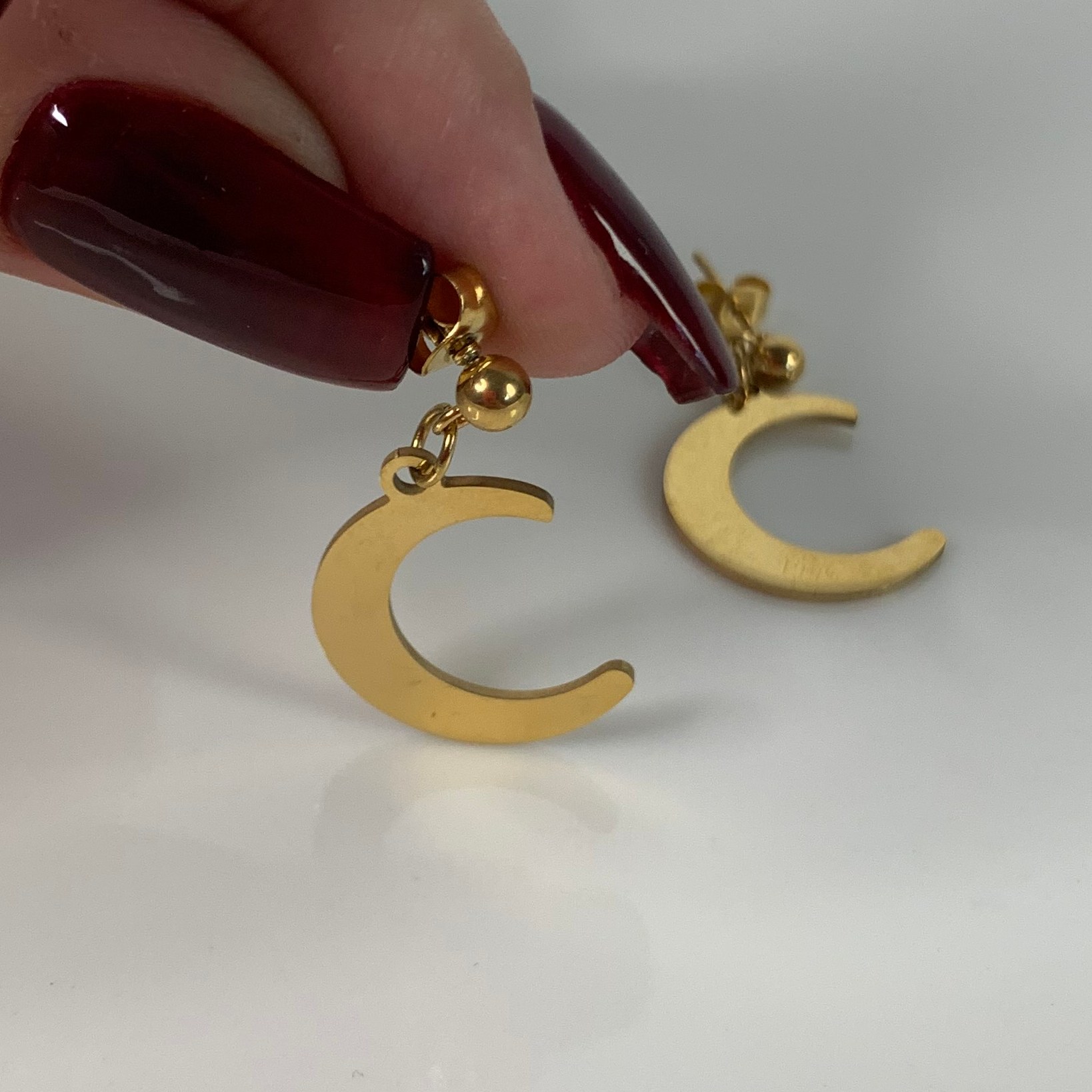 گوشواره ماه استیل