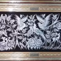 تابلو خاتم و قلمزنی لاکچری